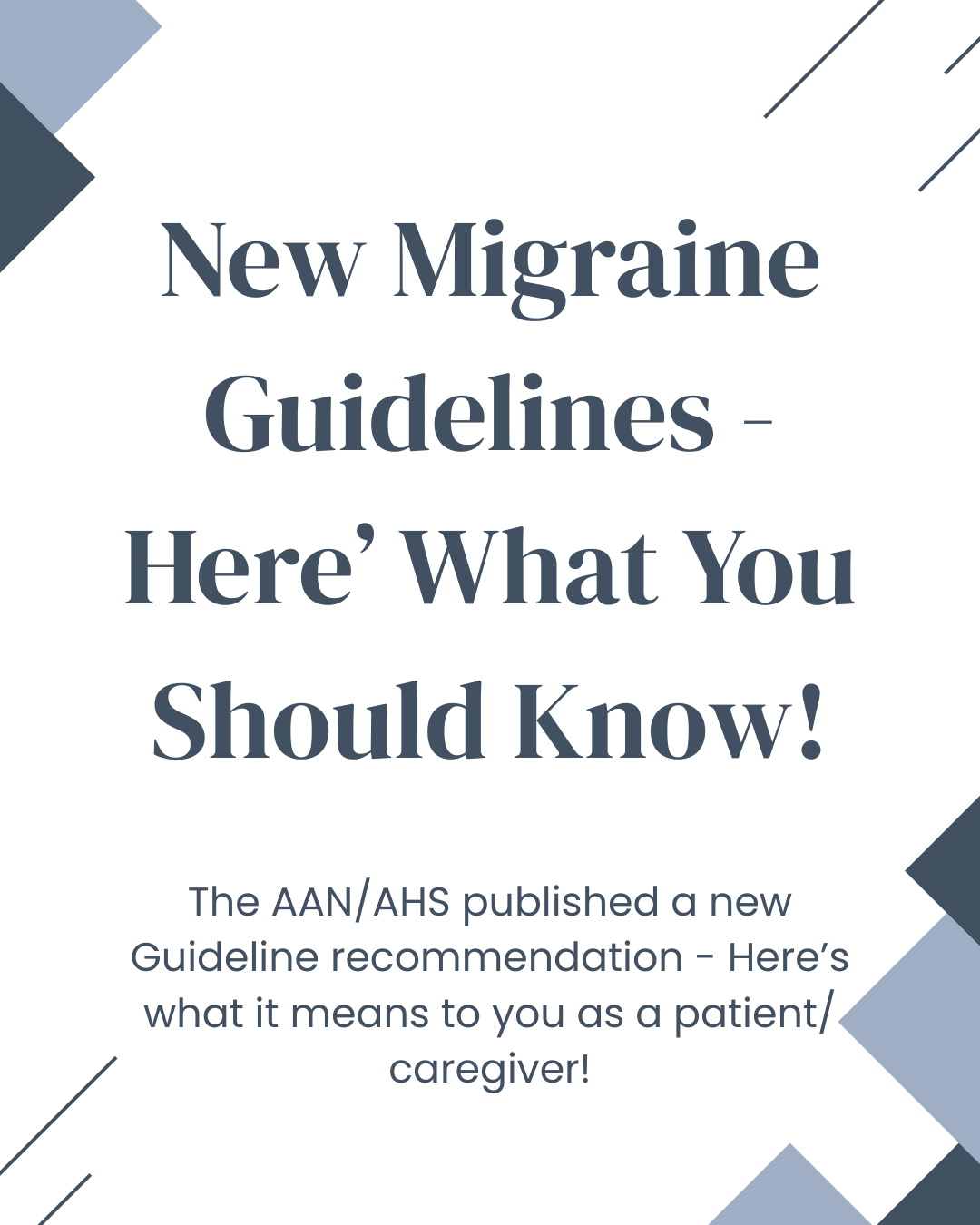 New Migraine Guidelines 2026 – What’s Changed and What It Means for You
